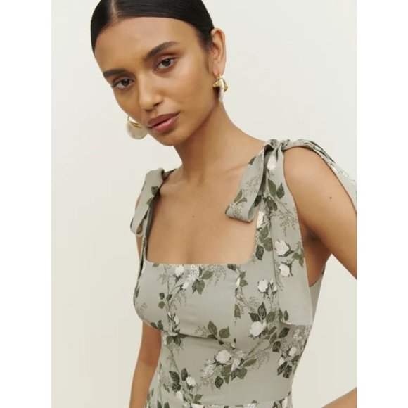 Reformation Twilight Dress - Verde - Picture 6 of 13